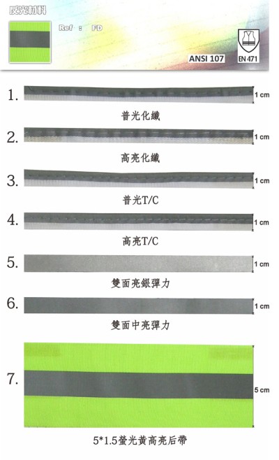 反光材料 45度照